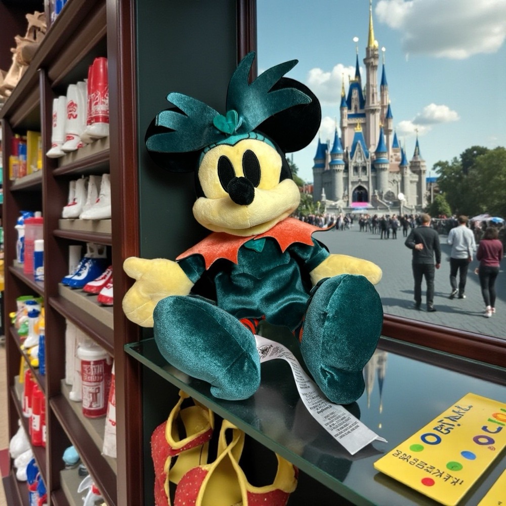 Disney Happy Halloween Minnie Mouse Witch Plush Disney Parks From Disney Store